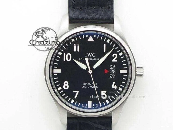 MIROTIME 0815 Big Pilot Real PR IW502001 Real Ceramic ZF 1:1 Best Edition On Black Calfskin Strap A51111 V Seasonal 7227
